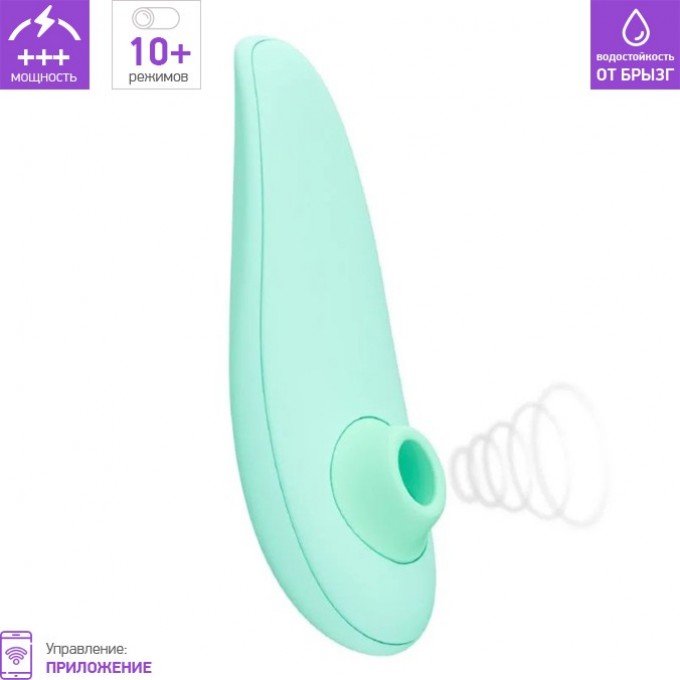 Бесконтактный клиторальный стимулятор WOMANIZER CLASSIC 2 MARILYN MONROE мятный WZ222SG8 Бесконтактный клиторальный стимулятор WOMANIZER CLASSIC 2 MARILYN MONROE мятный WZ222SG8